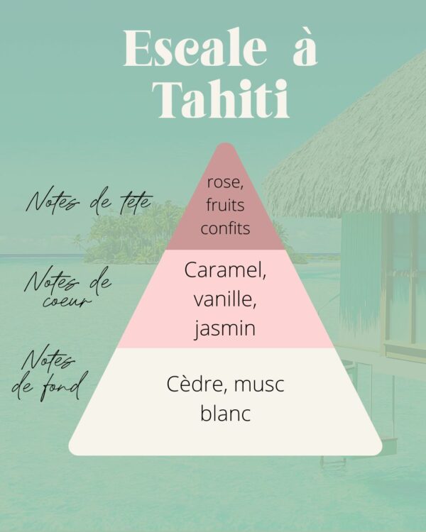 Bougie Escale à Tahiti (Monoï Passion) – Image 3