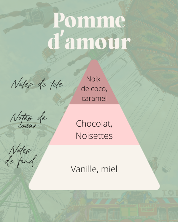 Bougie fleurie pomme d’amour – Image 2